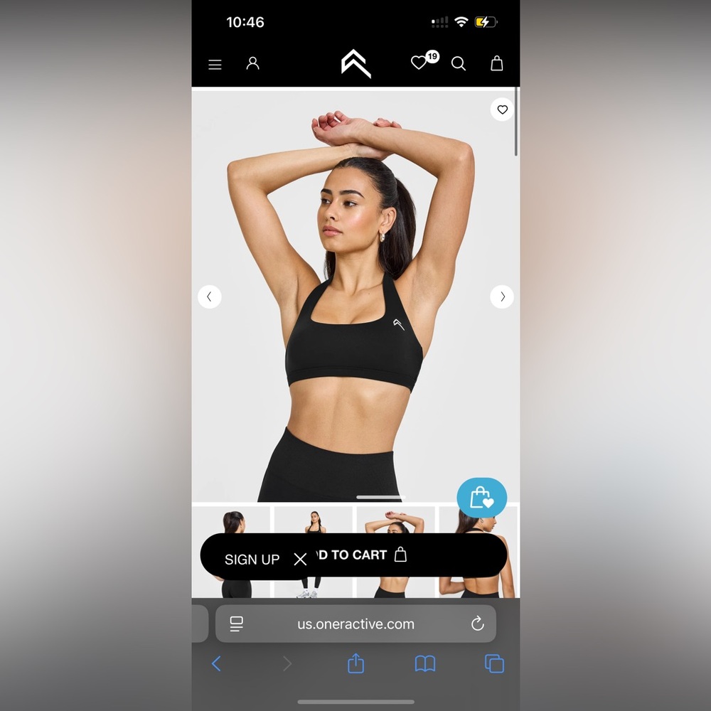 Oner Active easy lift halter bra
